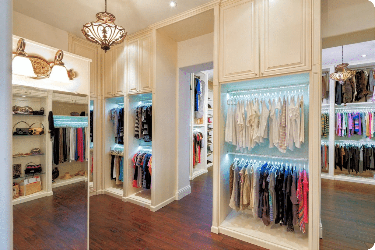 Custom closet by Southern Closets